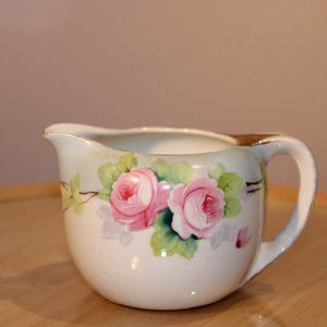 Antique/Vintage Nippon dainty rose creamer cottage shabby pastel
